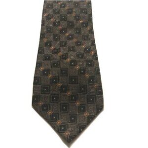 NAUTICA Men's Classic Silk Tie Green Blue 60"